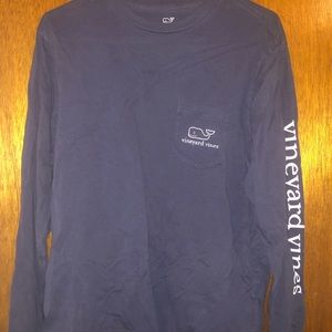 Navy Blue Vineyard Vines long sleeve tee